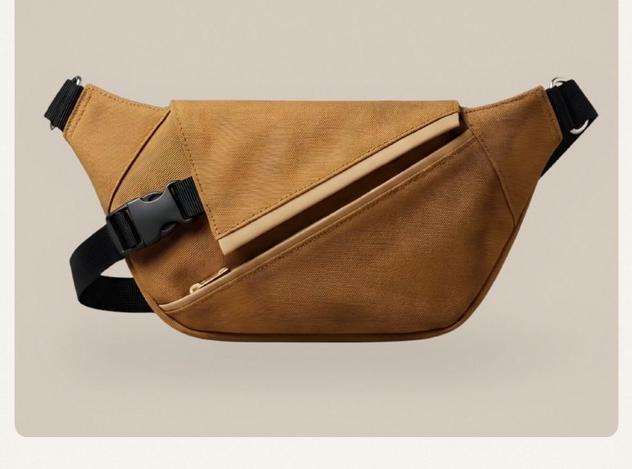 Dog Walk Fanny Bag in Tan