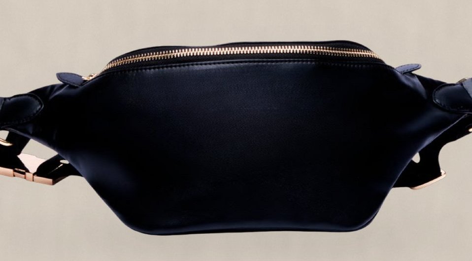 Iris Belt Bag in Black